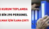 5 Kurum toplamda 2 bin 290 personel almak için ilana çıktı