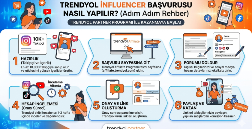 Trendyol İnfluencer Başvurusu Nasıl Yapılır? 2026