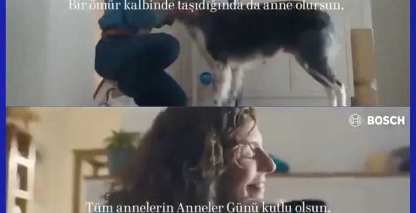 “Bosch” zihniyet: Almanya’da çocuklu Türkiye’de köpekli Anneler Günü reklamı